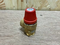 Caleffi 312 veiligheidsklep 1/2" buitendraad 8 bar (25x) - afbeelding 3 van  6