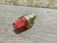 Caleffi 312 veiligheidsklep 1/2" buitendraad 8 bar (25x) - afbeelding 4 van  6