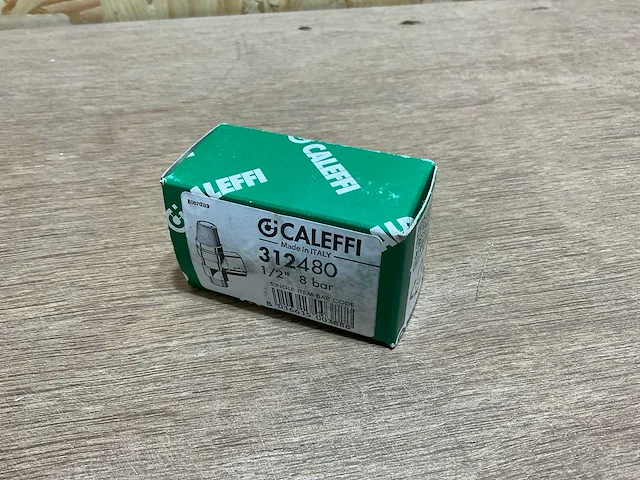 Caleffi 312 veiligheidsklep 1/2" buitendraad 8 bar (25x) - afbeelding 5 van  6