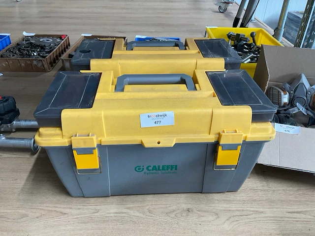 Caleffi gereedschapskoffer (2x) - afbeelding 1 van  1