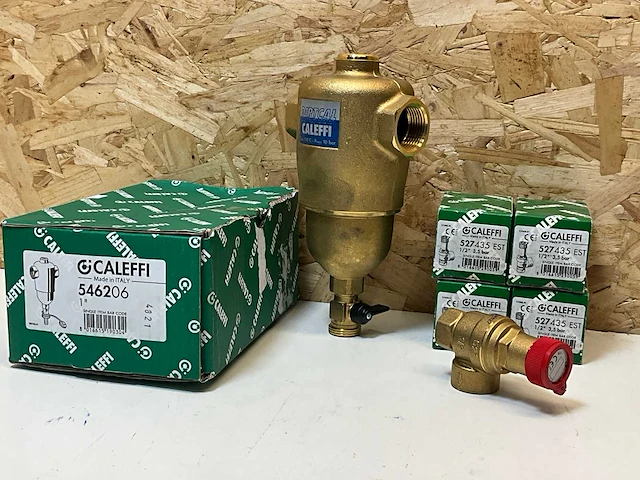 Caleffi vuilafscheider en overstortventiel (5x) - afbeelding 1 van  8