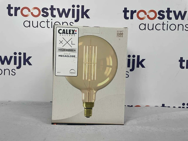 Calex megaglobe xxl goud - e27 led lamp - afbeelding 2 van  2