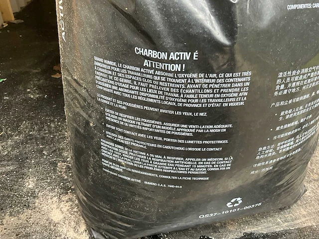 Calgon carbon - ap4-50 - actieve kool zak a 25kg - afbeelding 10 van  13