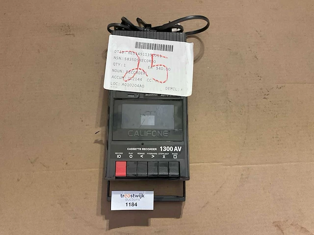 Califone 1300av cassette recorder - afbeelding 1 van  2