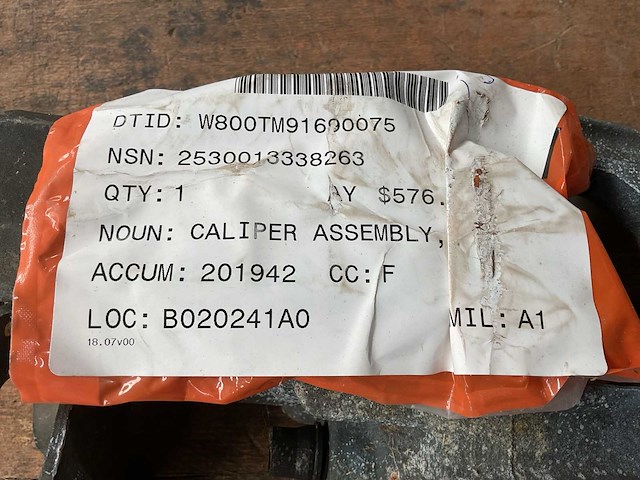 Caliper assembly - afbeelding 5 van  5