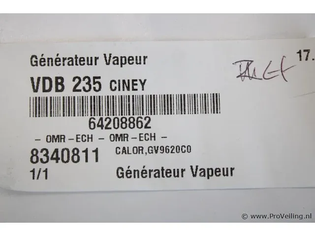 Calor gv9620c0 stoomgenerator - afbeelding 5 van  5