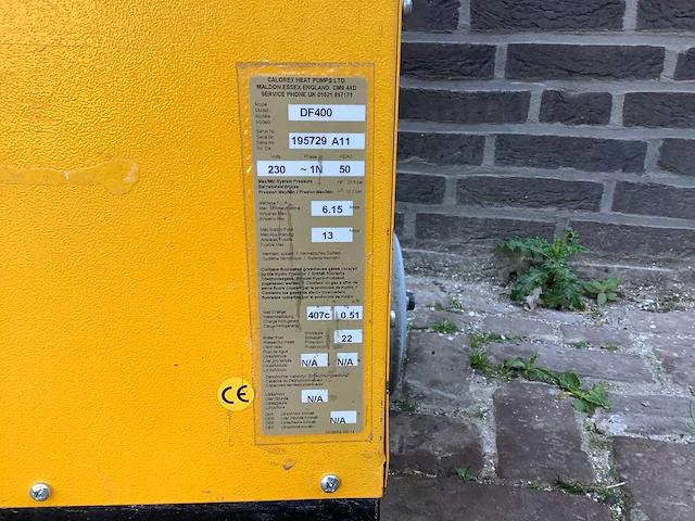 Calorax df400 bouwdroger - afbeelding 4 van  4