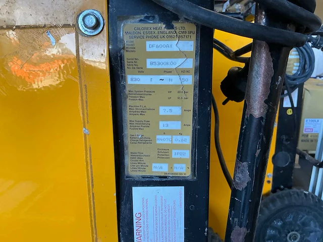 Calorex / trotec df600ax bouwdroger - afbeelding 5 van  6