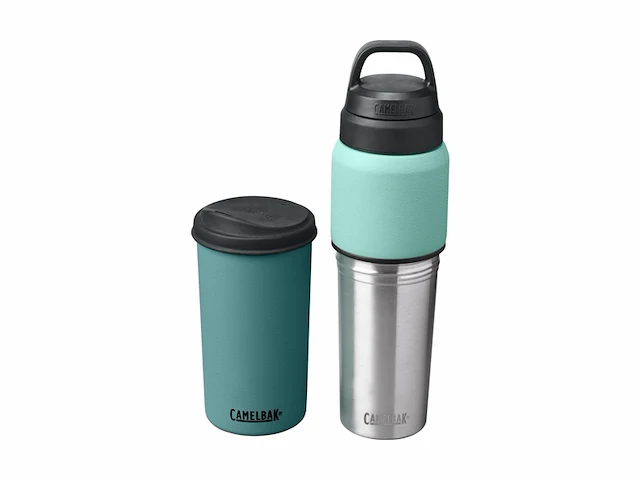 Camelbak waterfles met afneembare koffie / theebeker 650 ml + 500 ml coastal / lagoon - afbeelding 1 van  6