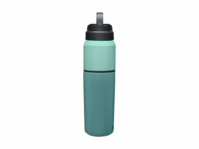 Camelbak waterfles met afneembare koffie / theebeker 650 ml + 500 ml coastal / lagoon - afbeelding 2 van  6