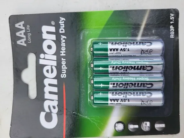 Camelion batterijen aaa 4pak - afbeelding 1 van  3