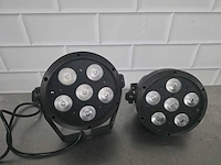 Cameo - root par 6 - led-spotlight (2x) - afbeelding 1 van  6