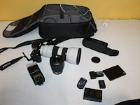 Cameratas met fotocamera sony a 7i ilce-7m2 ww328278 met fe 35 mm lens 3.5-5.5/28-70 oss, telezoomlens 70-2...