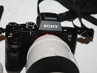 Cameratas met fotocamera sony a 7i ilce-7m2 ww328278 met fe 35 mm lens 3.5-5.5/28-70 oss, telezoomlens 70-2... - afbeelding 3 van  17