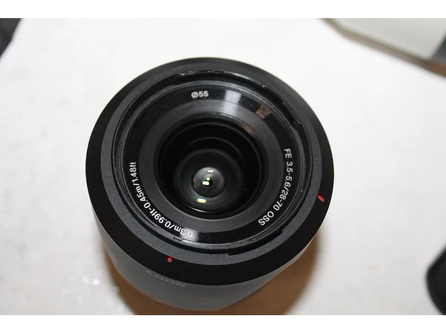 Cameratas met fotocamera sony a 7i ilce-7m2 ww328278 met fe 35 mm lens 3.5-5.5/28-70 oss, telezoomlens 70-2... - afbeelding 8 van  17