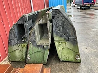 Camouflage kunstof barrière element (3x) - afbeelding 2 van  7