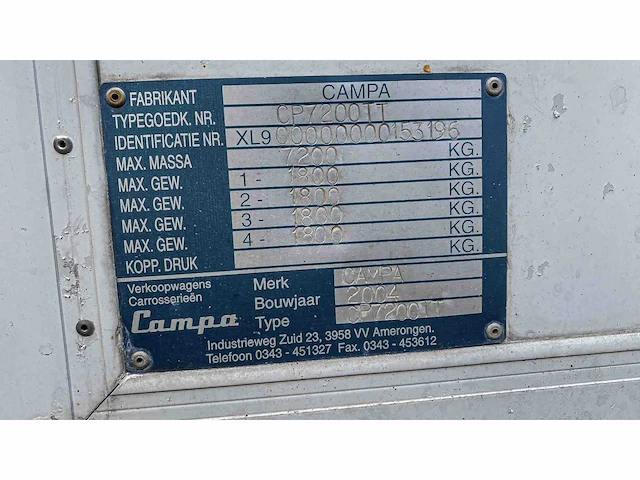 Campa markt verkoopwagen cp7200tt, wl-xd-28 - afbeelding 10 van  12