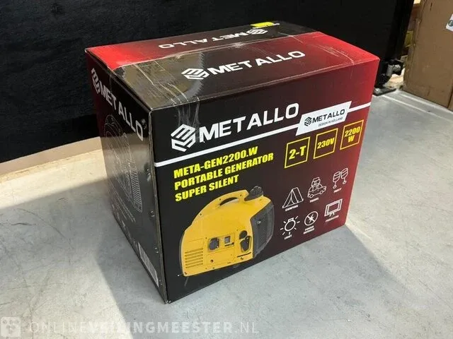 Camping generator metallo, meta-gen2200.w, bouwjaar 2023 - afbeelding 2 van  4