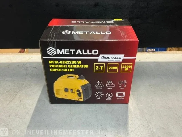 Camping generator metallo, meta-gen2200.w, bouwjaar 2023 - afbeelding 3 van  4