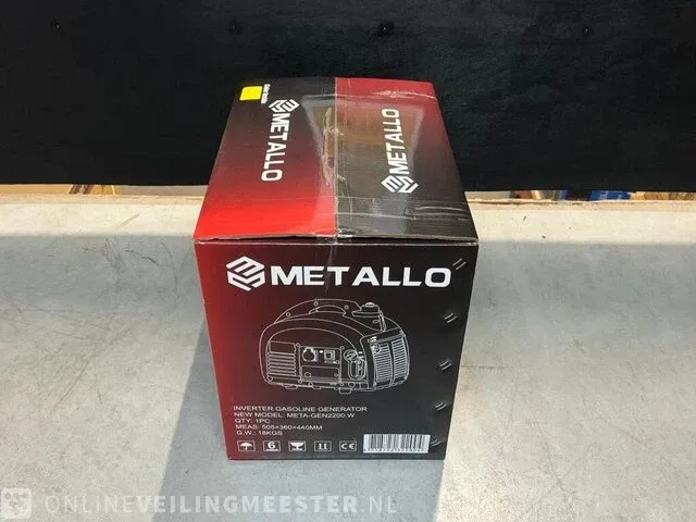 Camping generator metallo, meta-gen2200.w, bouwjaar 2023 - afbeelding 4 van  4