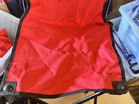 Campingstoeltje rood - afbeelding 2 van  7