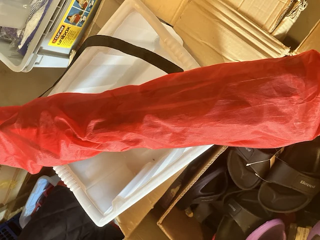 Campingstoeltje rood - afbeelding 7 van  7