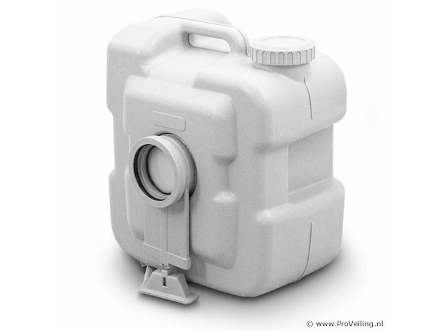 Campingtoilet / kampeer wc 20 liter 41,5 x 36,5 x 42cm - afbeelding 5 van  5