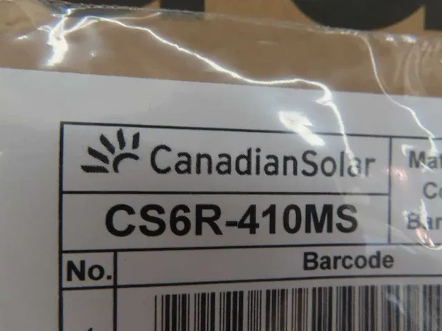 Canadian solar - cs6r-410ms mono black - zonnepaneel (35x) - afbeelding 3 van  6