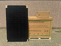 Canadian solar - set van 36 full black zonnepanelen (355 wp) met saj 12.0 omvormer met wifi (3-fase) - afbeelding 1 van  8