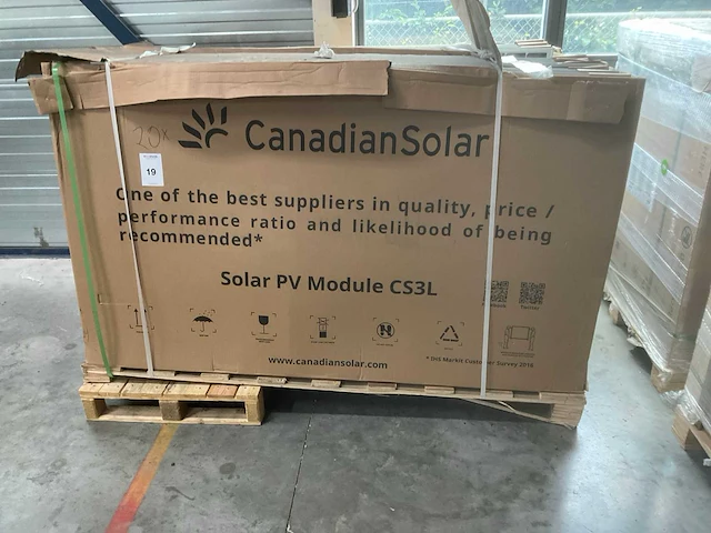 Canadian solar cs3l-375ms zonnepaneel (20x) - afbeelding 1 van  5