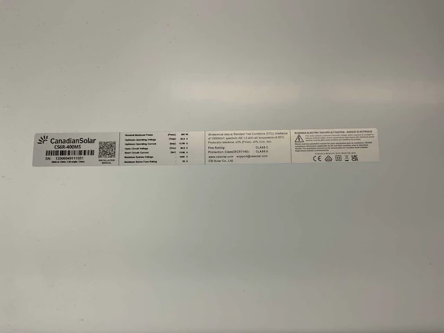 Canadian solar cs6r-400ms zonnepaneel (6x) - afbeelding 3 van  5