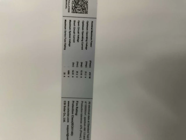 Canadian solar solar pv module cs6r-410ms zonnepaneel (12x) - afbeelding 6 van  9