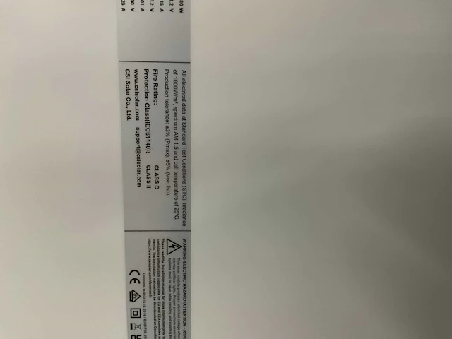 Canadian solar solar pv module cs6r-410ms zonnepaneel (12x) - afbeelding 8 van  9