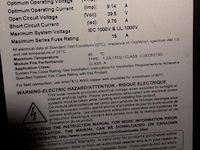 Canadiansolar cs6k-295ms zonnepanelen - 3 stuks - afbeelding 2 van  2