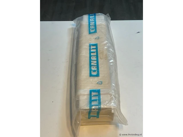 Canalit 942275 ac 125/75 fl w flexibele leidingstuk wit - 125x75 mm - afbeelding 1 van  3