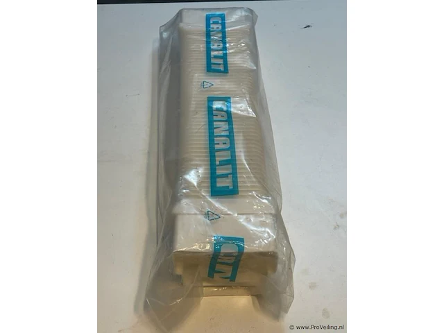 Canalit 942275 ac 125/75 fl w flexibele leidingstuk wit - 125x75 mm - afbeelding 1 van  3