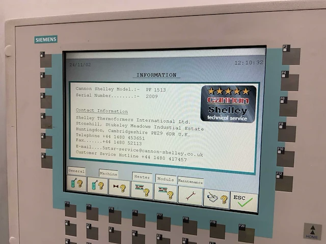 Cannon shelley pf 1513 thermoformingmachine - afbeelding 5 van  90