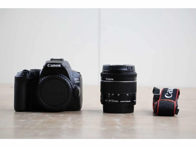 Canon - eos 250d + ef-s 18-55mm is stm lens - fotocamera - afbeelding 6 van  12