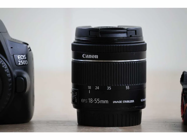 Canon - eos 250d + ef-s 18-55mm is stm lens - fotocamera - afbeelding 8 van  12