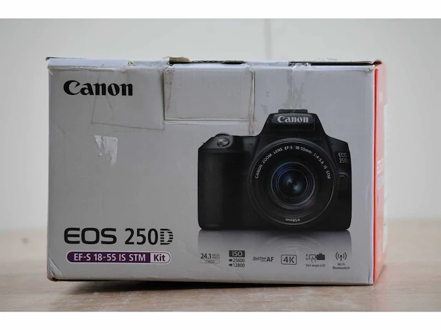 Canon - eos 250d + ef-s 18-55mm is stm lens - fotocamera - afbeelding 12 van  12