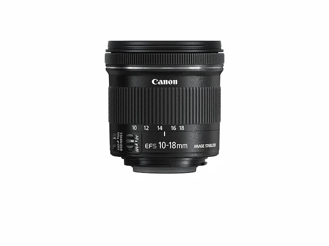 Canon camera lens ef-s 10-18 is stm + ew-73c + lc kit zwart - afbeelding 2 van  5