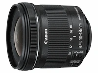 Canon camera lens ef-s 10-18 is stm + ew-73c + lc kit zwart - afbeelding 3 van  5