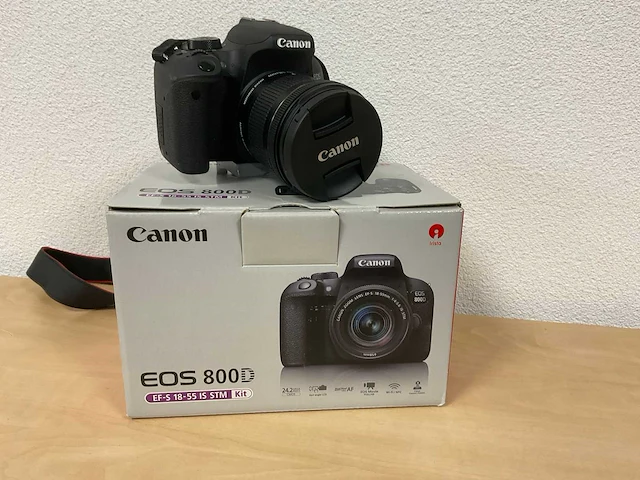 Canon eos 800 d fotocamera met extra lens en accessoires - afbeelding 3 van  8
