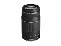 Canon lens ef75300mm f45.6 iii zwart - afbeelding 1 van  5