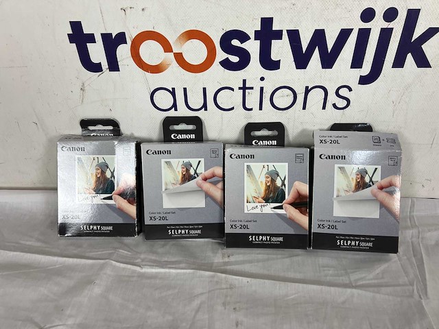 Canon selphy square xs-20l - instant fotopapier - inkt-/papierset - 20 stuks - afbeelding 2 van  2