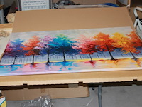 Canvas 120 x 80 collor boom 1x - afbeelding 2 van  3