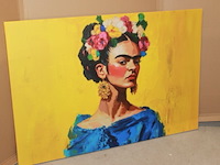 Canvas 120 x 80 vrouw - afbeelding 3 van  3