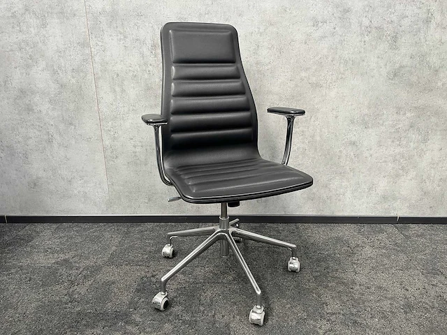 Cappellini lotus high - design bureaustoel - leder - afbeelding 1 van  18