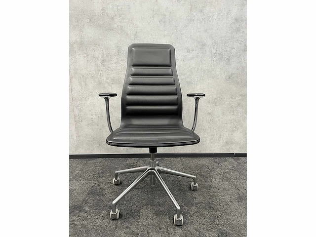 Cappellini lotus high - design bureaustoel - leder - afbeelding 10 van  18