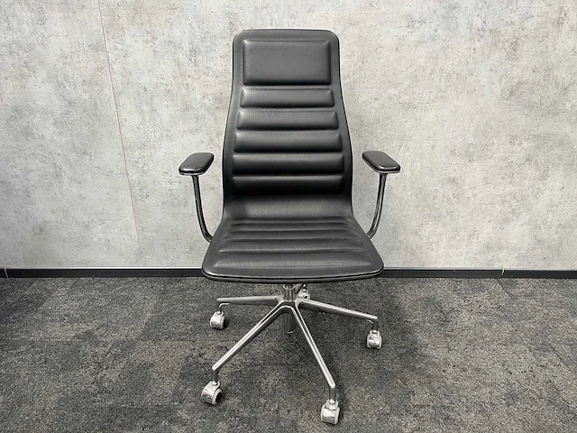 Cappellini lotus high - design bureaustoel - leder - afbeelding 14 van  18
